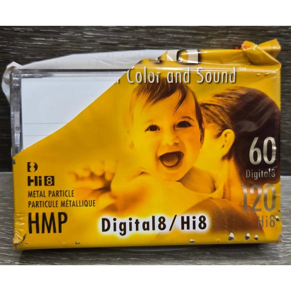 Sony Hi8 Digital8 120min HMP Video Cassette Tape Sealed P6-120HMPL/2B New